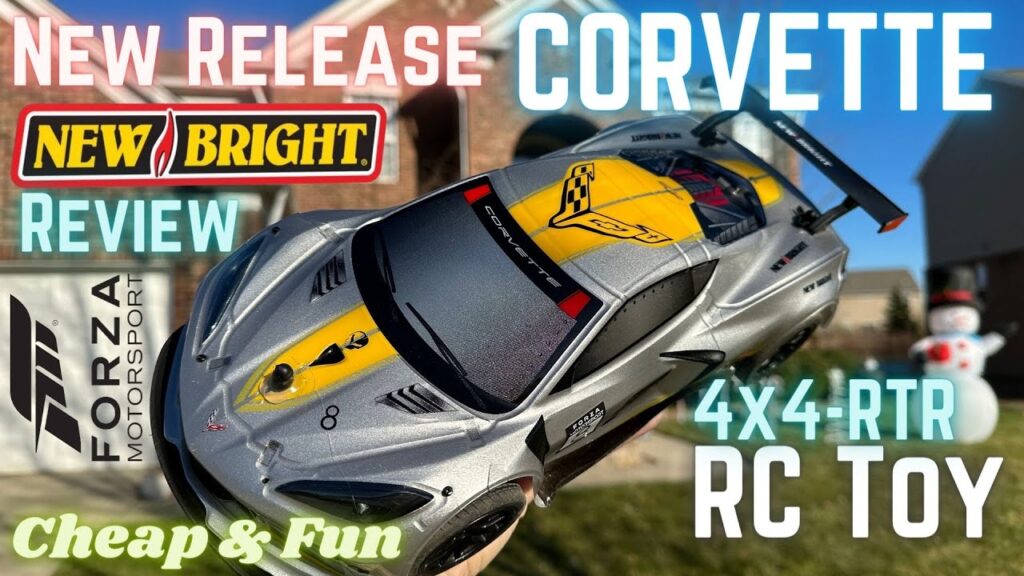 New Bright Corvette C8.R RC CAR – Testing and short Review