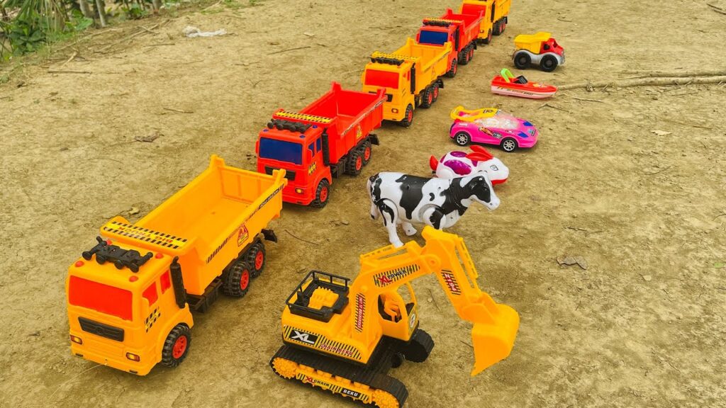 Ultimate RC Fire Trucks, Dump Trucks, and Rescue Cars Toys, Excavator   Unboxing and Review #6