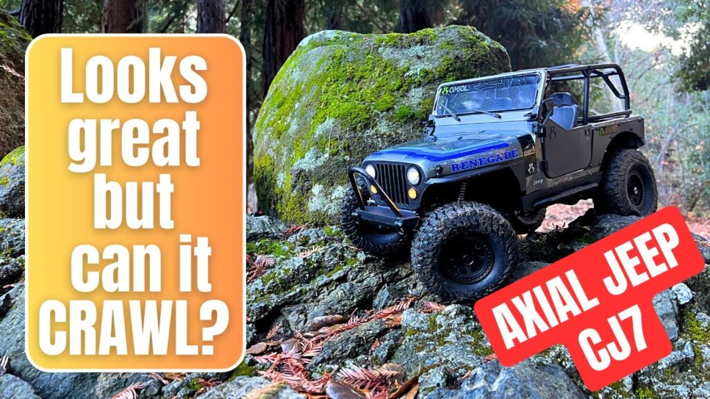 Axial Jeep CJ7 SCX10 III RTR RC Crawler – unboxing and grueling test run!