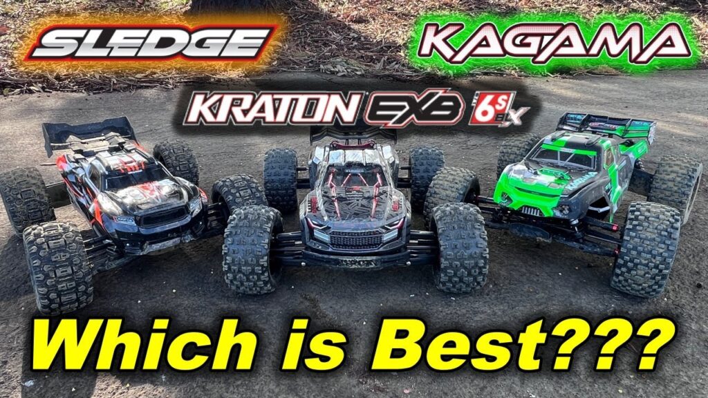 6S RC Monster Truck Review – Best RC Monster Truck – Arrma Kraton EXB/Corally Kagama/Traxxas Sledge