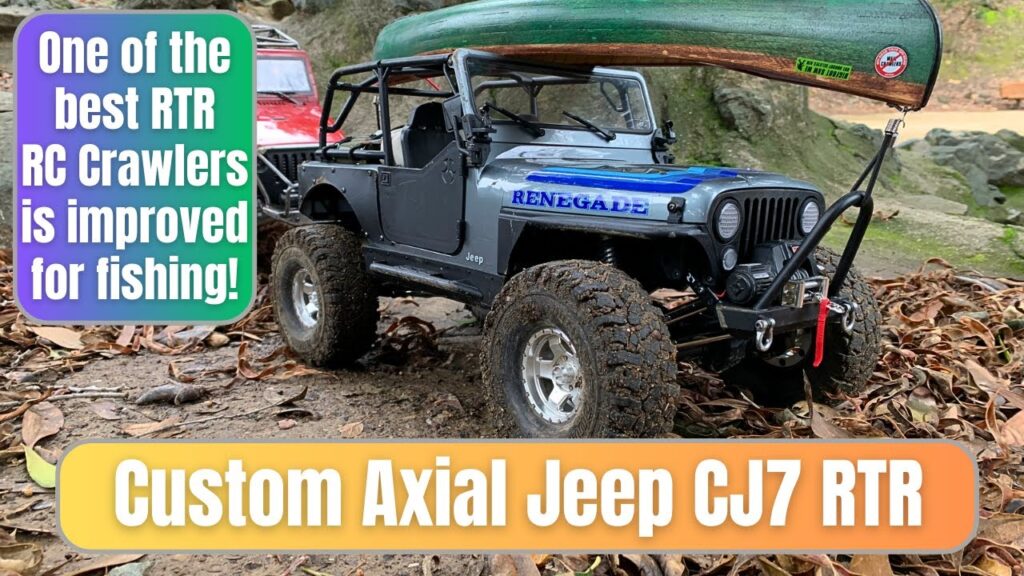 Custom Axial Jeep CJ7 – Mods and Upgrades for Crawling Adventures and Fishing!