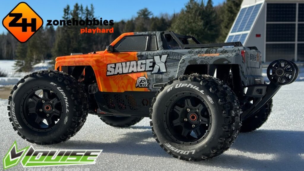 Louise RC Belted Tires on the HPI Savage X & Kraton 6s EXB V2