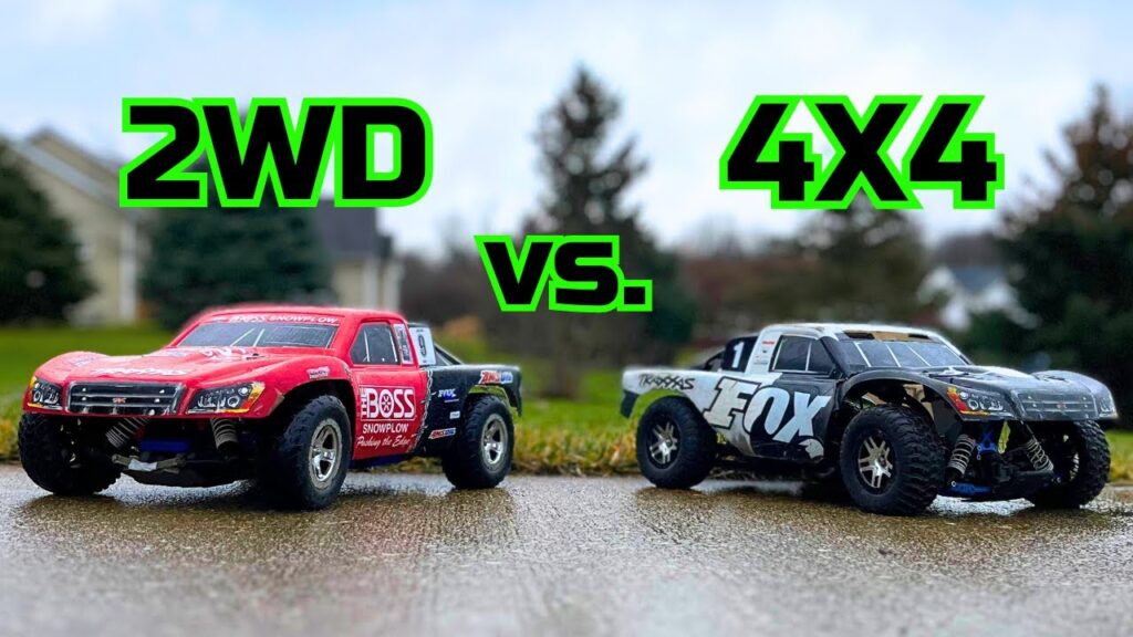 2WD vs. 4X4 Traxxas Slash Comparison!