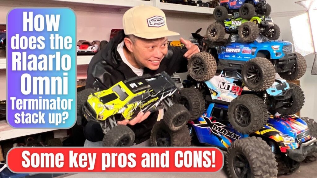 Rlaarlo Omni Terminator 1/12 Monster Truck Test and Review