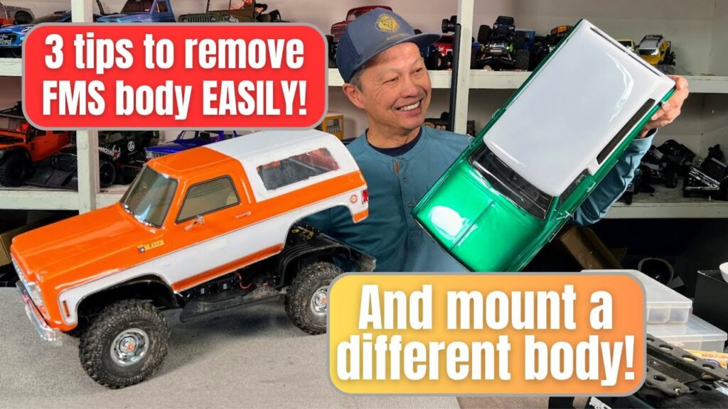 3 Tips on How to Remove Your FMS FCX10 Body and Mount a Different Body