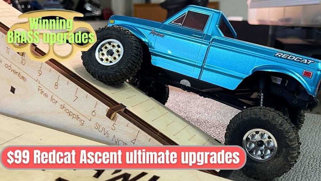 Brass Upgrades Redcat Ascent 18 1/18 Mini Crawler – BRASS Installed and Tested